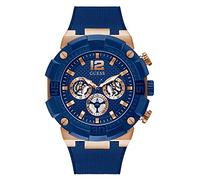 GUESS Men Analog Quartz Watch with Silicone Strap GW0264G4
