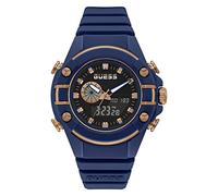 GUESS Men Analog Quartz Watch with Silicone Strap GW0269G2