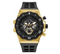 Guess Black Mens Multi Dial Watch Exposure GW0325G1
