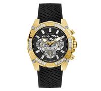 GUESS Men Analog Quartz Watch with Silicone Strap GW0333G2