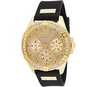GUESS Men Analog Quartz Watch with Silicone Strap U1160L1