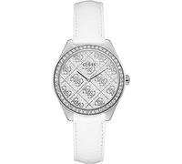 Guess Men Analogue Quartz Watch with Leather Strap GW0098L1