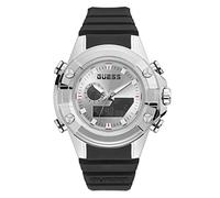 GUESS Men Digital Quartz Watch with Silicone Strap GW0341G1