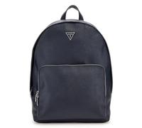 GUESS Men Milano Compact Backpack Hand Bag, Dark Blue/Orange, One Size