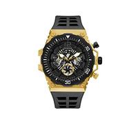 Guess Black Mens Multi Dial Watch Exposure GW0325G1