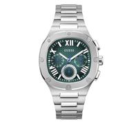 GUESS Men Multi Dial Quartz Watch with Stainless Steel Strap GW0572G6