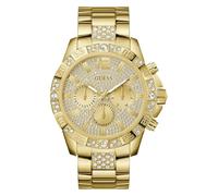Guess Watches Guess Gents Majestic Glitz Gold Tone Stainless Steel Watch