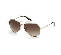 GUESS Men's 0 Sunglasses, Gold, 61