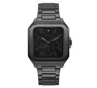 GUESS Men's 42mm Watch, Black/Black/Black, One Size, Classic