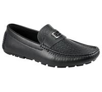 Guess Men's Alsto Driving Style Loafer, Black 001, 7 UK