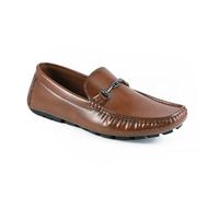 GUESS Men's Ansto Loafers, Medium Brown 120, 6 UK