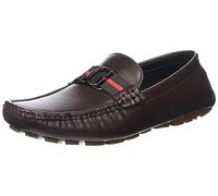 GUESS Men's Askers Loafer, Dark Brown, 6 UK