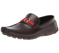 GUESS Men's Aurolo Driving Style Loafer, Dark Brown 200, 8.5 UK