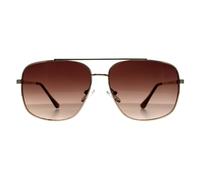 Guess Men's Aviator Gold Brown Gradient GF0207 Guess Gold One Size