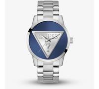 Guess Mens Badge Blue Trademark Dial Watch GW0782G3