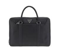 Certosa Saffiano Eco Briefcase - male - Guess - Laptop Bags & Cases - Black - ONE SIZE - Bags ONE SIZE
