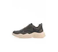 GUESS Men's Bassano Sneaker, Black, 10 UK
