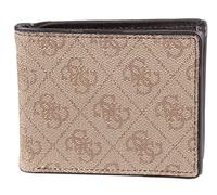 GUESS mens Bifold Wallet, Brown/Brown Logo, One Size UK