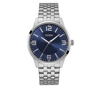 Guess Men's Blue Dial Stainless Steel Bracelet Watch