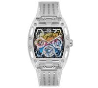 GUESS Mens Clear Multi-function Watch