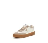GUESS Mens Color Block Lace Up Trainers, White Beige, 12 UK