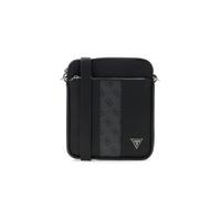 GUESS Men's Crossbody Bag Sydney Flat Crossbody Black | iconic Guess design, spacious main compartment, signature brand logo