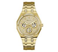 Guess Men's Crystal Champagne Glitz Dial Gold Tone Bracelet Watch