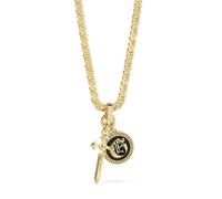 Guess Men's Dagger & G Charm Pendant Long Chain Necklace