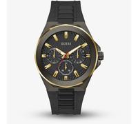 Guess Watches Luxury Two Tone Silicone Watch - Recycled Steel / Mineral Glass / Silicone