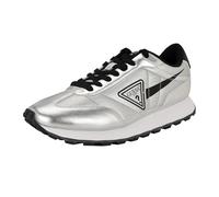 GUESS Men's Dorion Sneaker, Silver 040, 7 UK