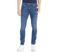 GUESS Men's Eco Chris Low-Rise Skinny Jeans, Absolute, 33W x 32L