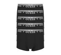 GUESS Men's Eco Njfmb Boxer Trunk 5 Pack, Jet Black, L