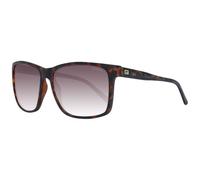 GUESS Men's Gf5082 6052f Sunglasses, Dark Havana/Brown Ombre, One Size
