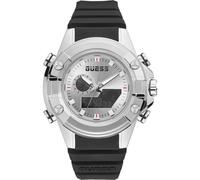 Guess Men's GW0341G1 47mm Quartz Watch in Silver Guess Silver One Size
