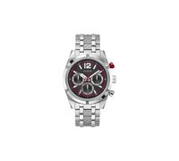 Guess Men's Red Accents Stainless Steel Bracelet Watch