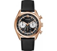 Guess Men's GW0972G4 Dress 44mm Quartz Watch in Black Guess Black One Size