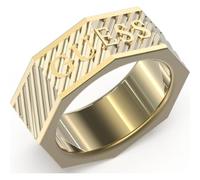 Guess Men's JUMR03030JWYG64 Ring in Gold Guess Gold One Size