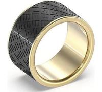 Guess Men's JUMR03226JWYGBK64 Ring in Black Guess Black One Size