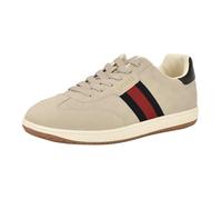 Guess Men's Kloane Sneaker, Medium Natural Logo Multi 101, 11.5