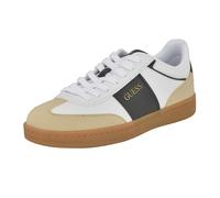 Guess Men's Lalak Sneaker, Light Natural/White Multi 112, 10 UK