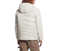 GUESS Men's Leo Tech Quilted Hooded Jacket, Birch bark, M