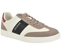 GUESS Men's Levy Sneaker, Taupe/White Multi 050, 6 UK