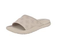 GUESS Men's Magaria Slide Sandal, Light Grey Logo Multi 050, 11 UK