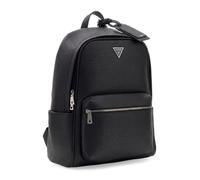 GUESS Men's Milano Squared Backpack Black | iconic Guess design, spacious main compartment, signature brand logo