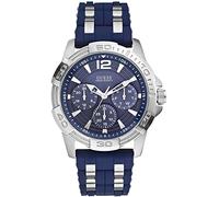 Guess Men's Multi dial Quartz Watch with Silicone Strap W0366G2