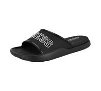 GUESS Men's Mylas Slide Sandal, Black Multi 001, 8 UK