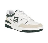 GUESS Men's Narsi Sneaker, Light Grey/White/Dark Green Multi 040, 7 UK