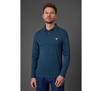 Guess Men's Oliver Long Sleeve Polo Dark Heather in Dark Grey | Size: Medium Guess Dark Grey M