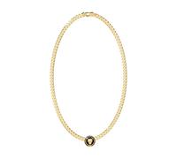 Guess Men's Panther Medallion Gold Tone 21 Inch Necklace