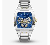 Guess , Phoenix Stainless Steel Watch Blue Dial ,Gray male, Sizes: ONE SIZE